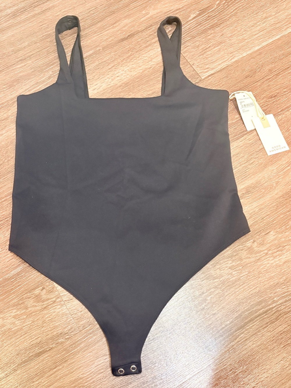 Good American Sculpting Modern Tank Bodysuit in Black size 4/XL New with Tags